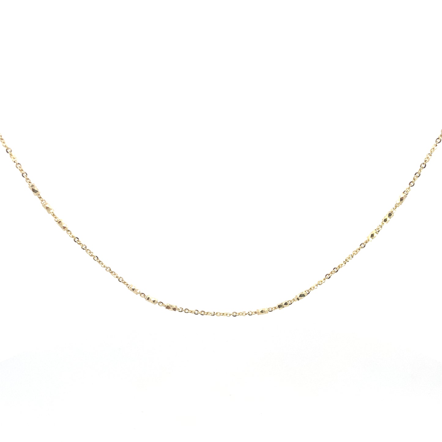 14K Gold Fancy Cut Diamond Chain | Luby Gold Collection | Luby 