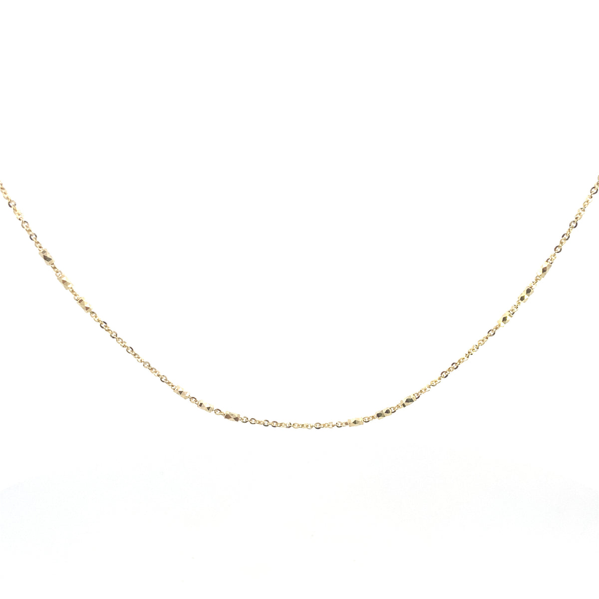 14K Gold Fancy Cut Diamond Chain | Luby Gold Collection | Luby 