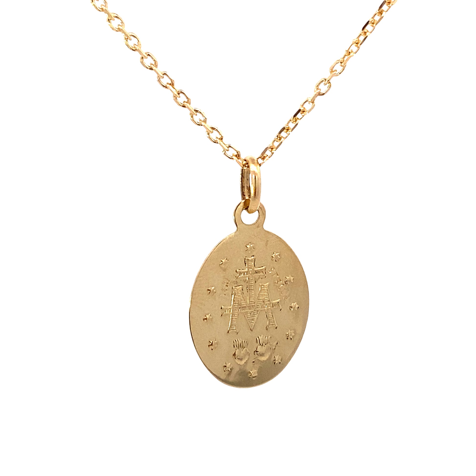 14K Gold La Milagrosa Pendant | Luby Gold Collection | Luby 