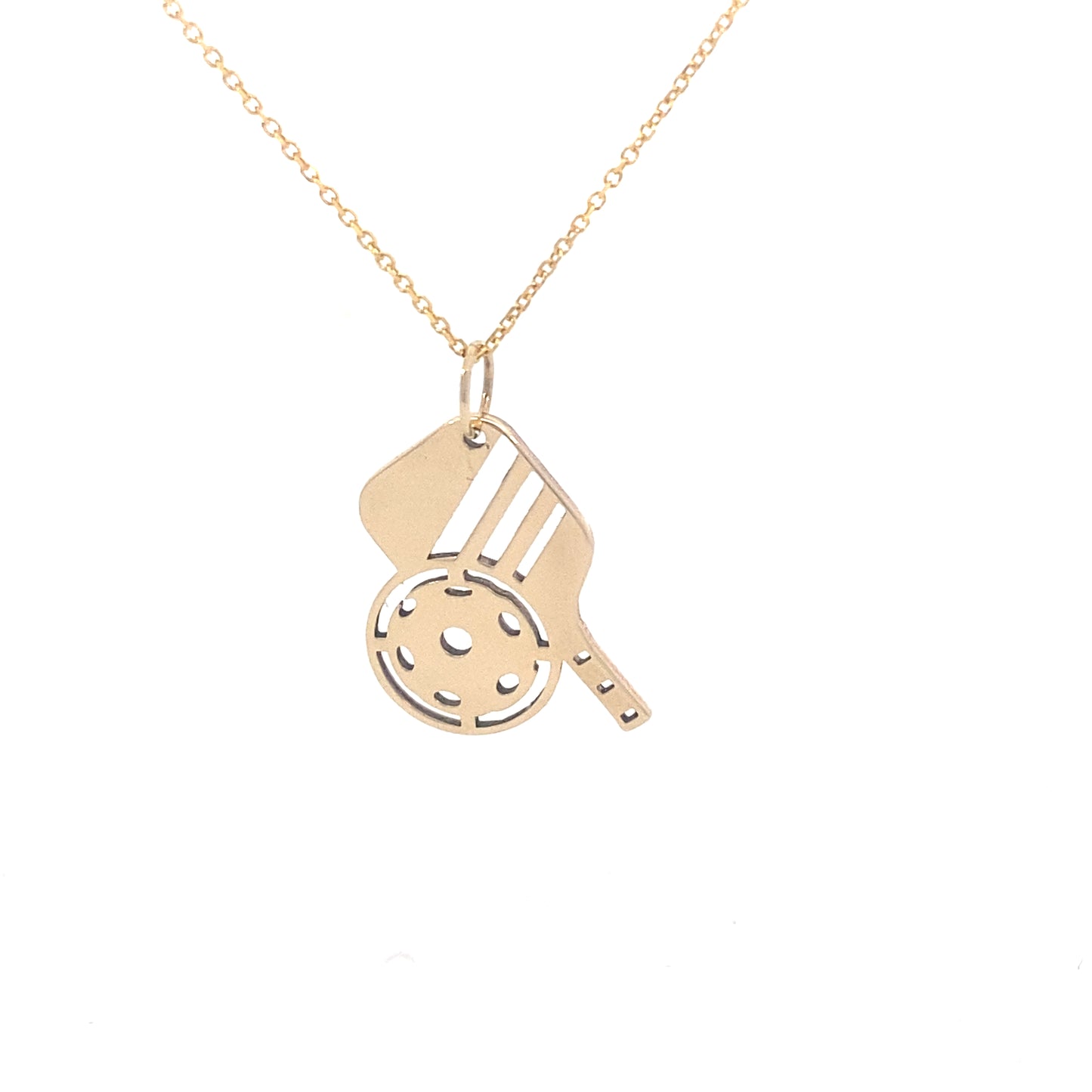 14K Gold Custom Pickleball Pendant | Luby Gold Collection | Luby 