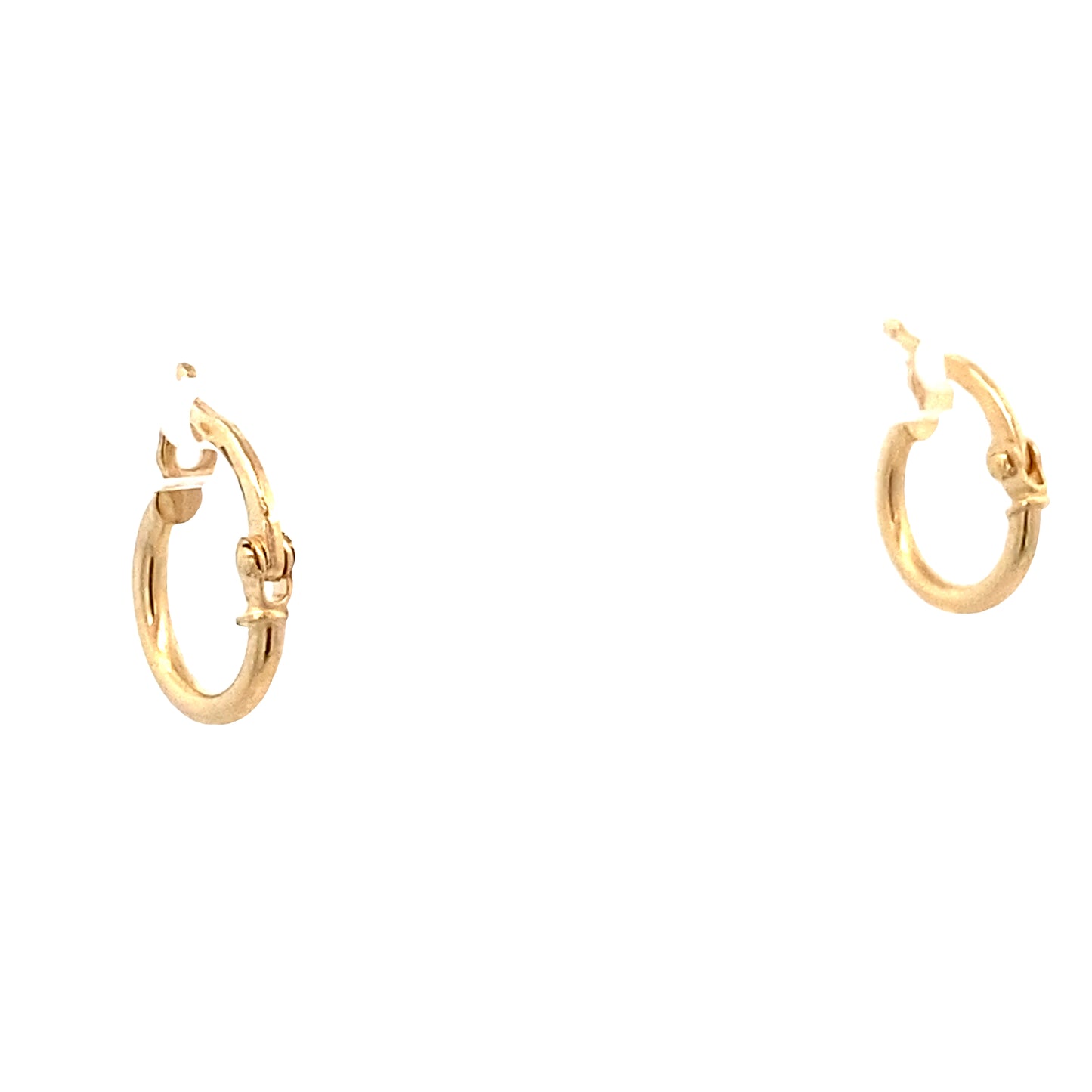 14K Gold Mini Hoops Earrings | Luby Gold Collection | Luby 