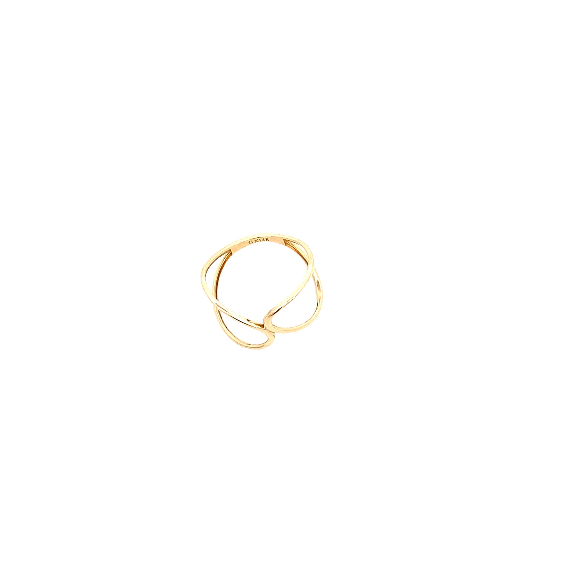 14K Gold Curve Ring | Luby Gold Collection | Luby 