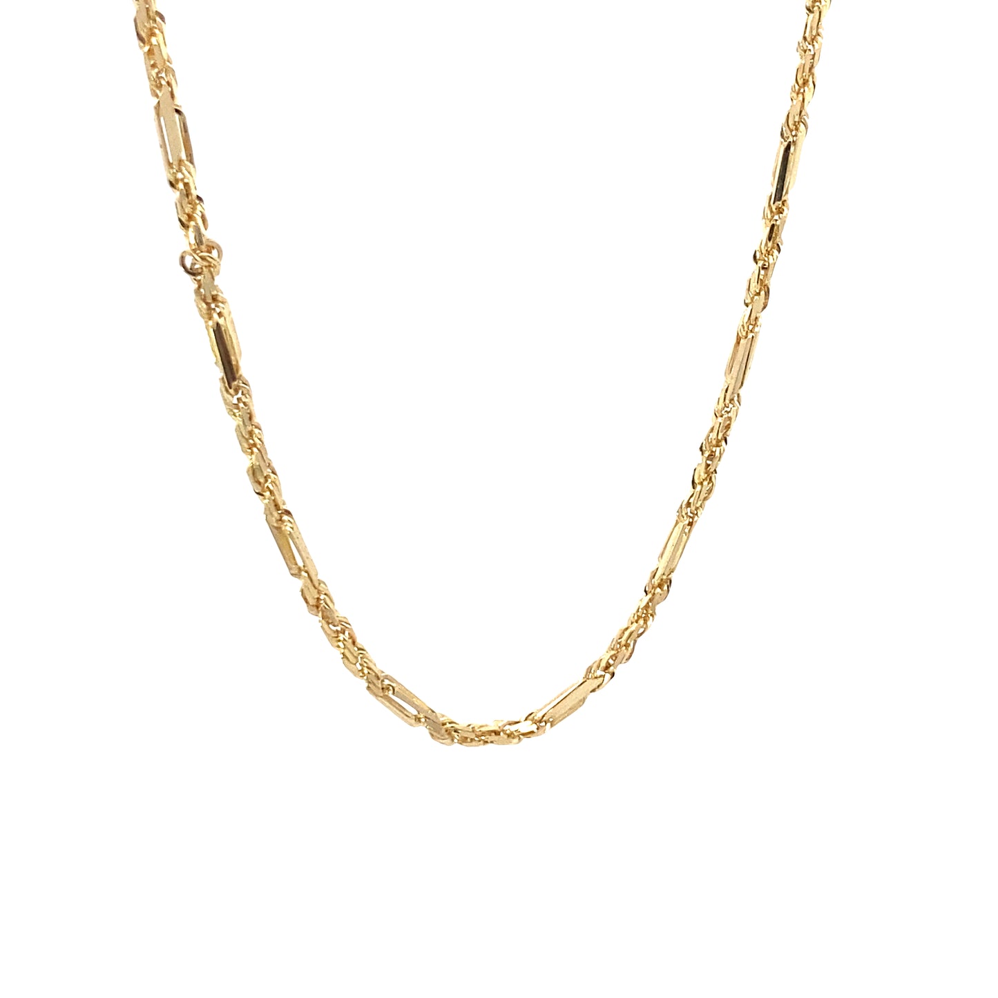 14K Gold FigaroRope Chain | Luby Gold Collection | Luby 