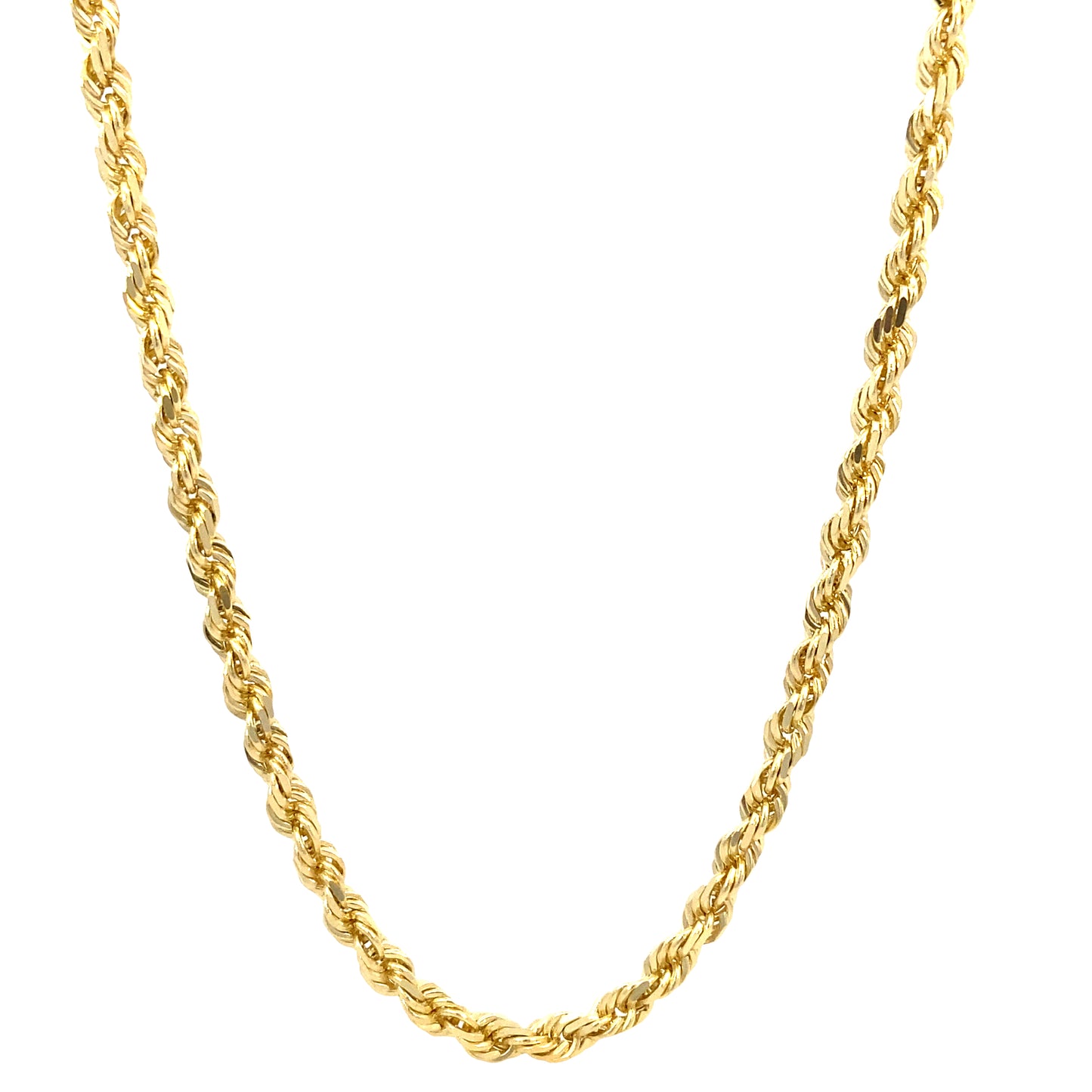 14K Gold Solid Rope Chain | Luby Gold Collection | Luby 