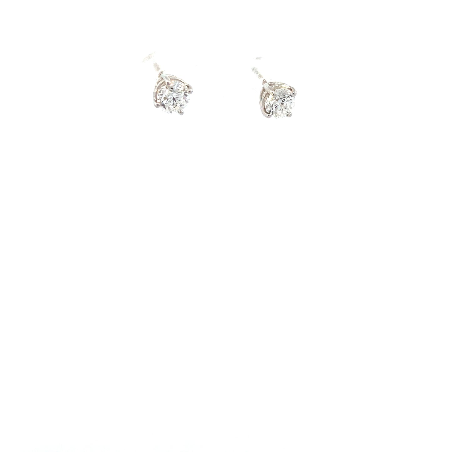 Smiling Rocks Essentials 1.00ct Solitaire Earrings Lab Grown Diamond | Smiling Rocks | Luby 