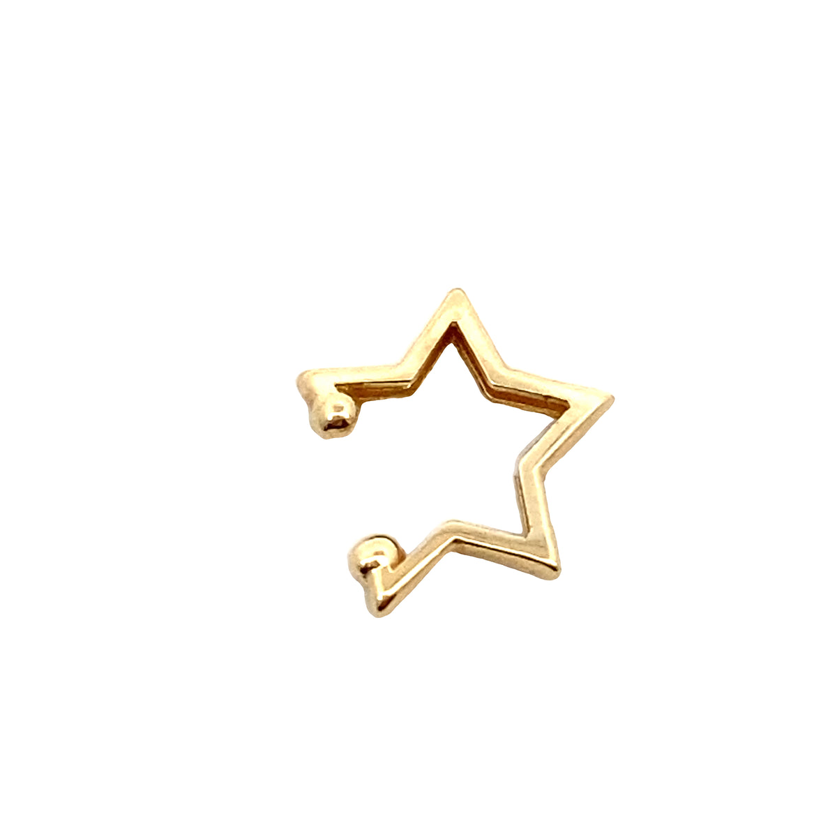 14K Gold Star EarCuff | Luby Gold Collection | Luby 