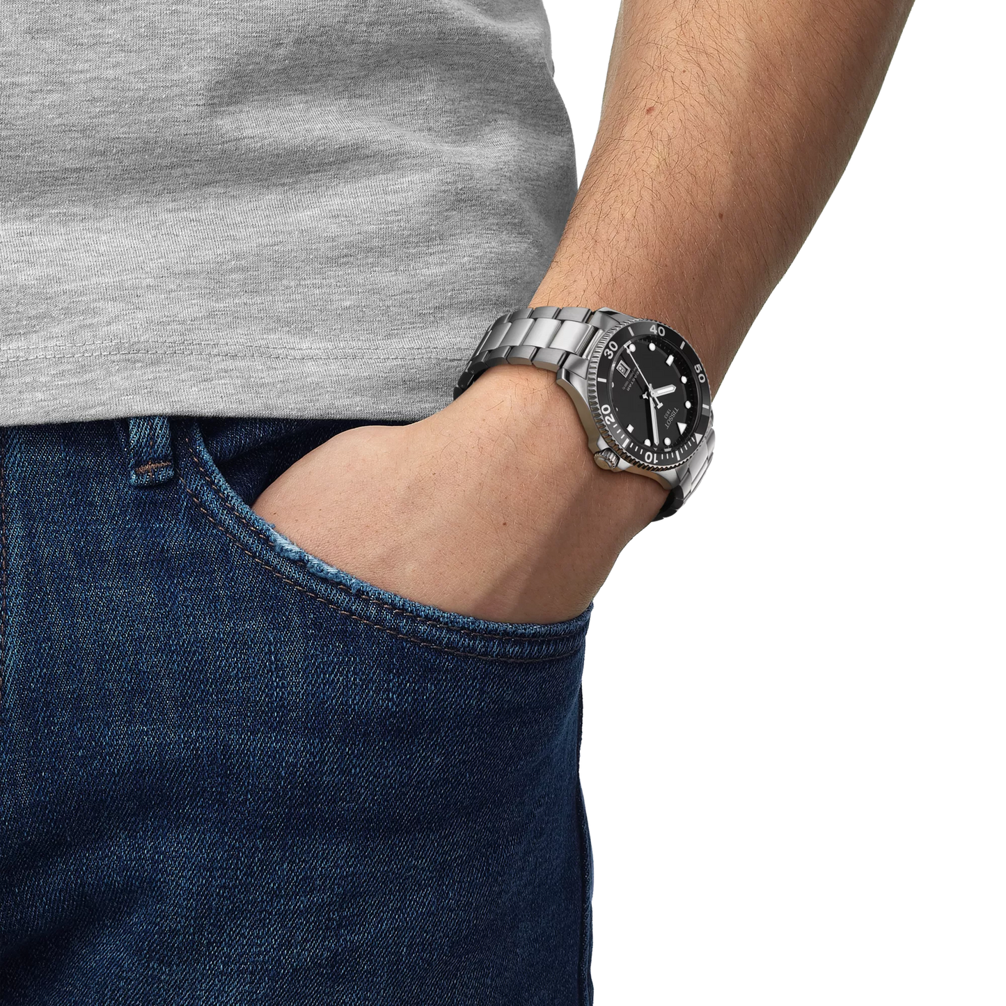 Tissot Seastar  Black 1000 40mm | Tissot | Luby 