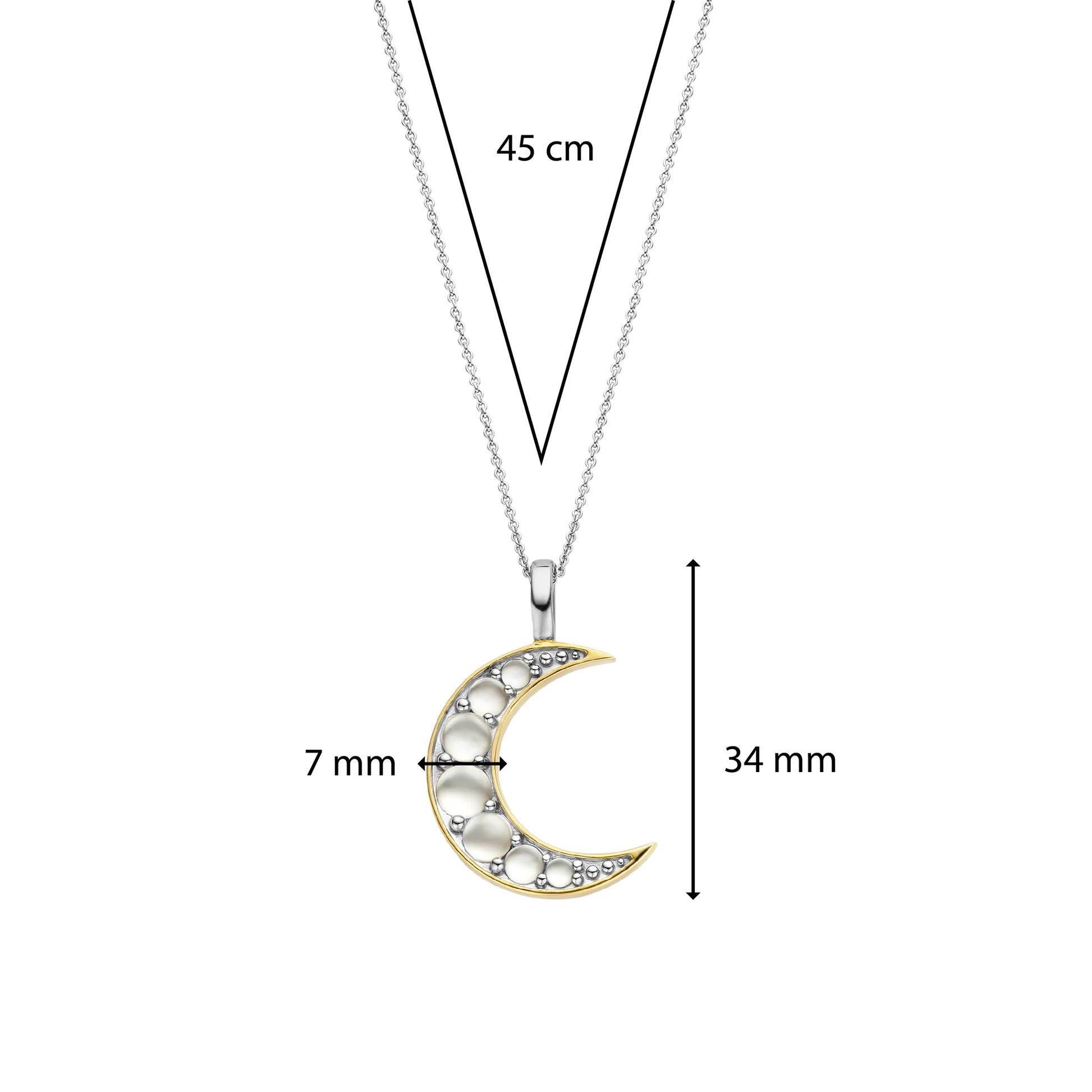 Moon Necklace | Ti Sento Milano | Luby 
