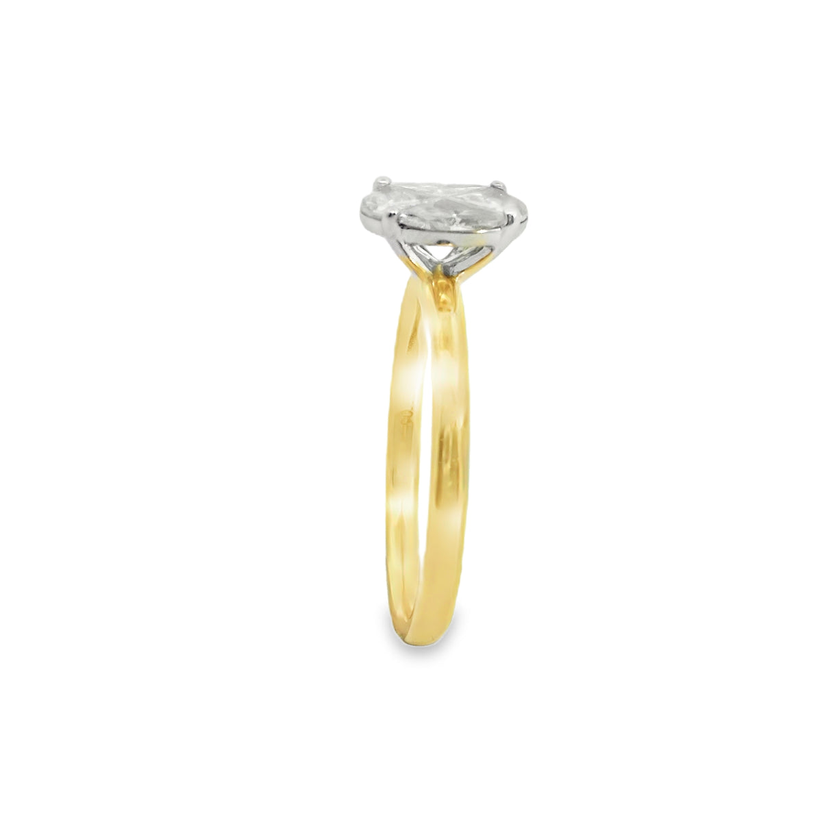 Zeghani Gold Mosaic Cut Engagement Ring | Zeghani | Luby 