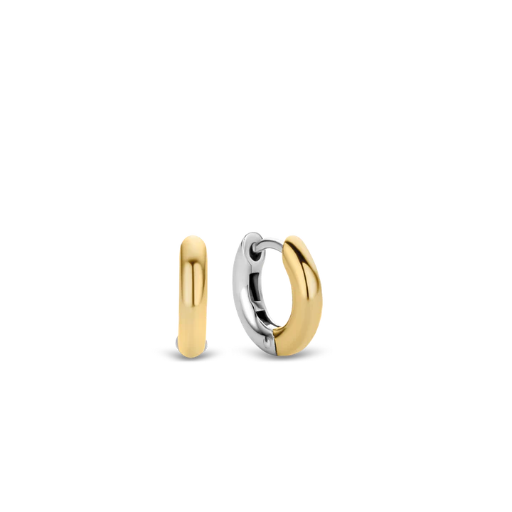 Classic Small Hoops Gold 14mm Ti Sento