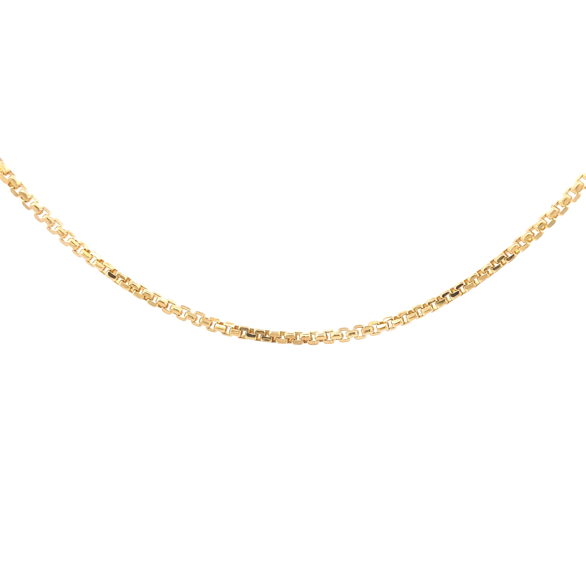 14K Gold Box Chain | Luby Gold Collection | Luby 