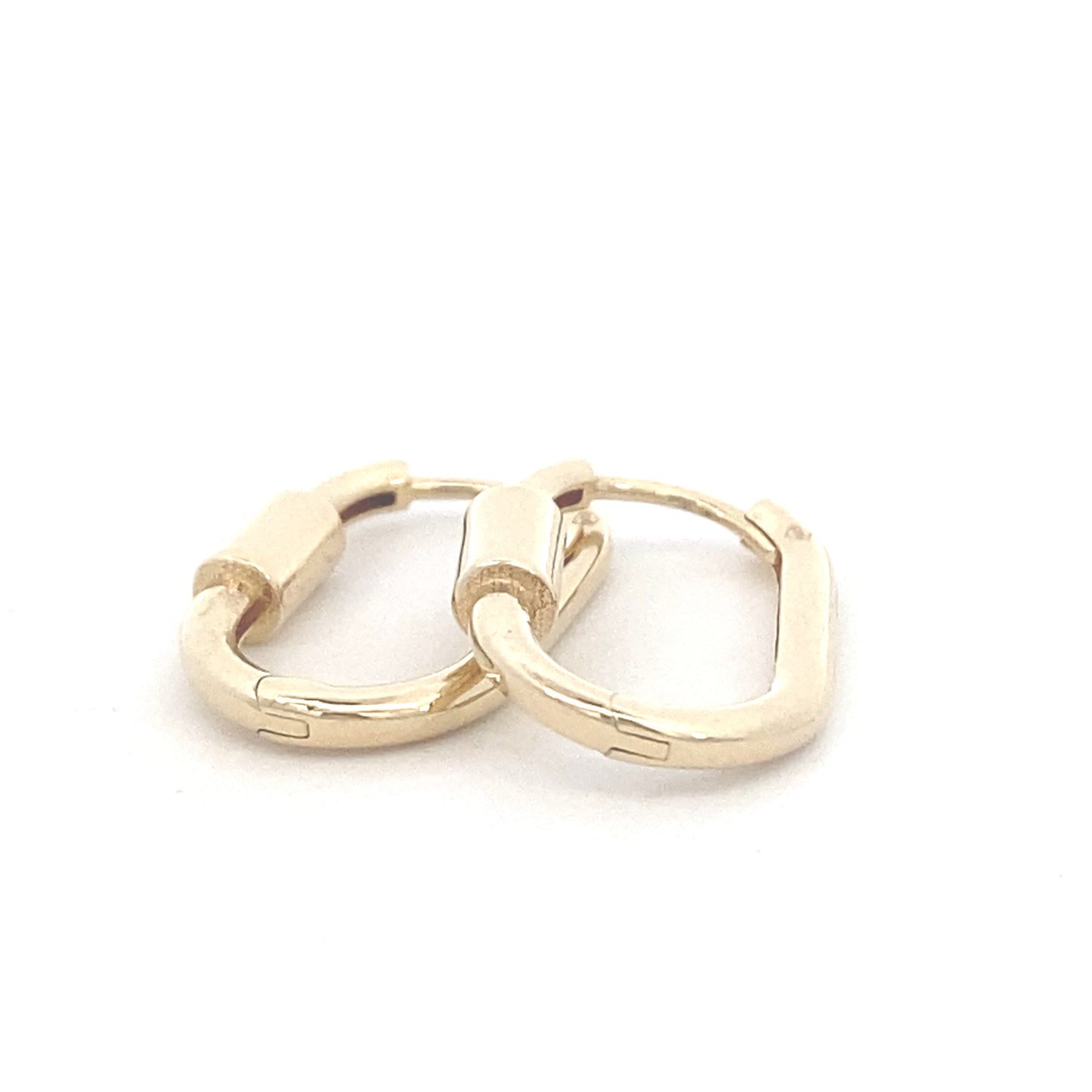 14K Gold Fancy Hoops | Luby Gold Collection | Luby 