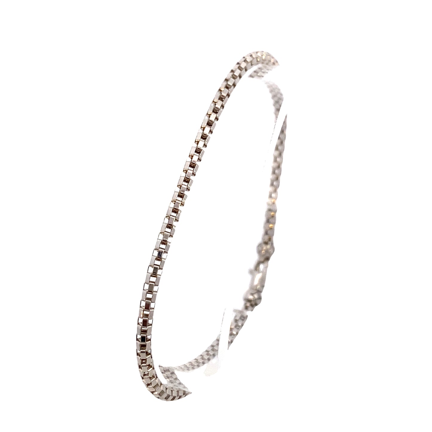 14K White Gold Mesh Bracelet | Luby Gold Collection | Luby 