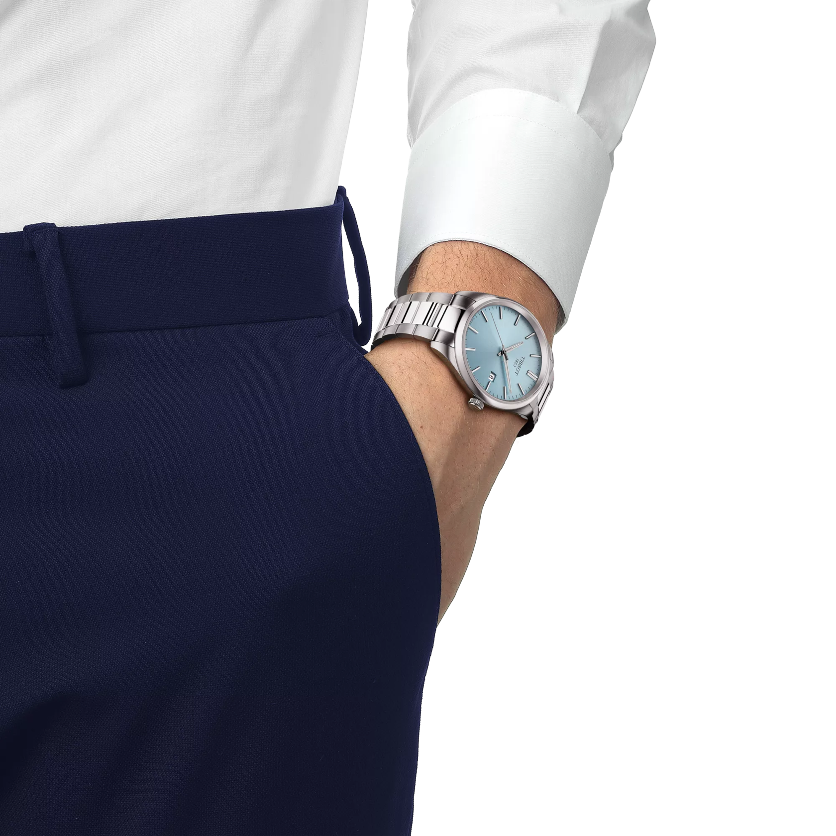 TISSOT PR 100 40MM BABY BLUE | Tissot | Luby 