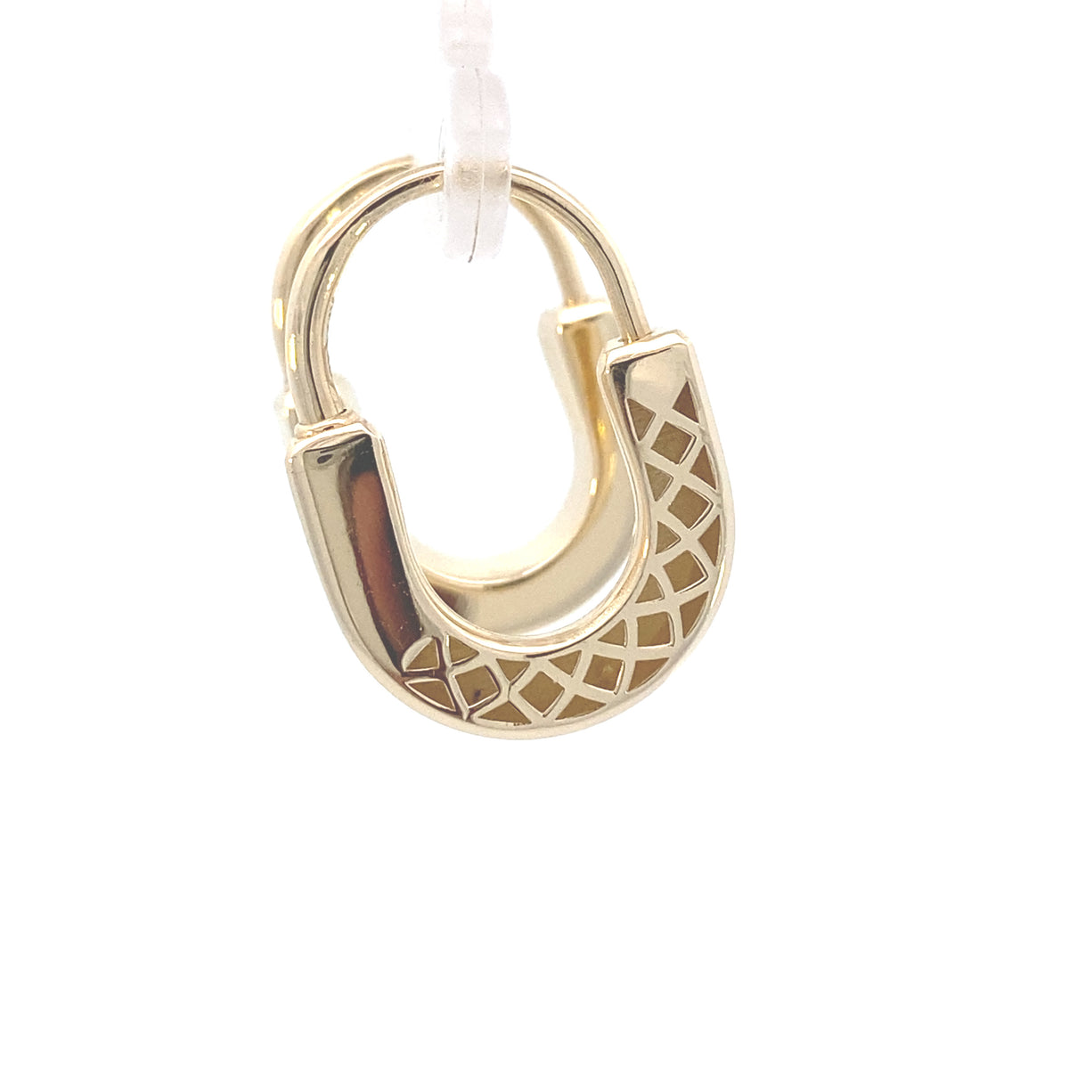 14K Gold PadLock Earring | Luby Gold Collection | Luby 