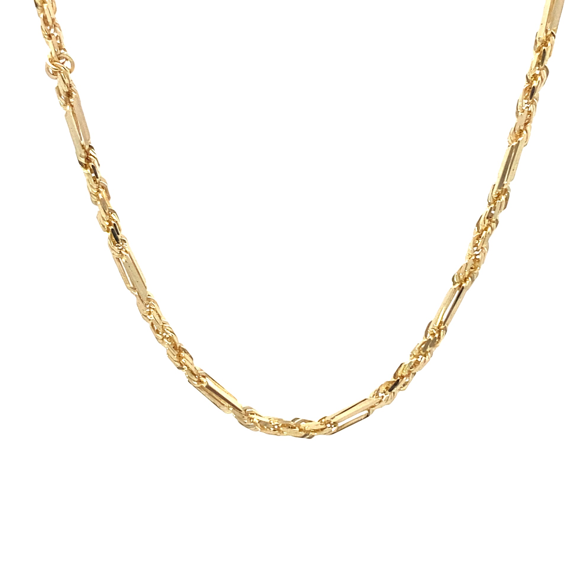 14K Gold FigaroRope Chain | Luby Gold Collection | Luby 