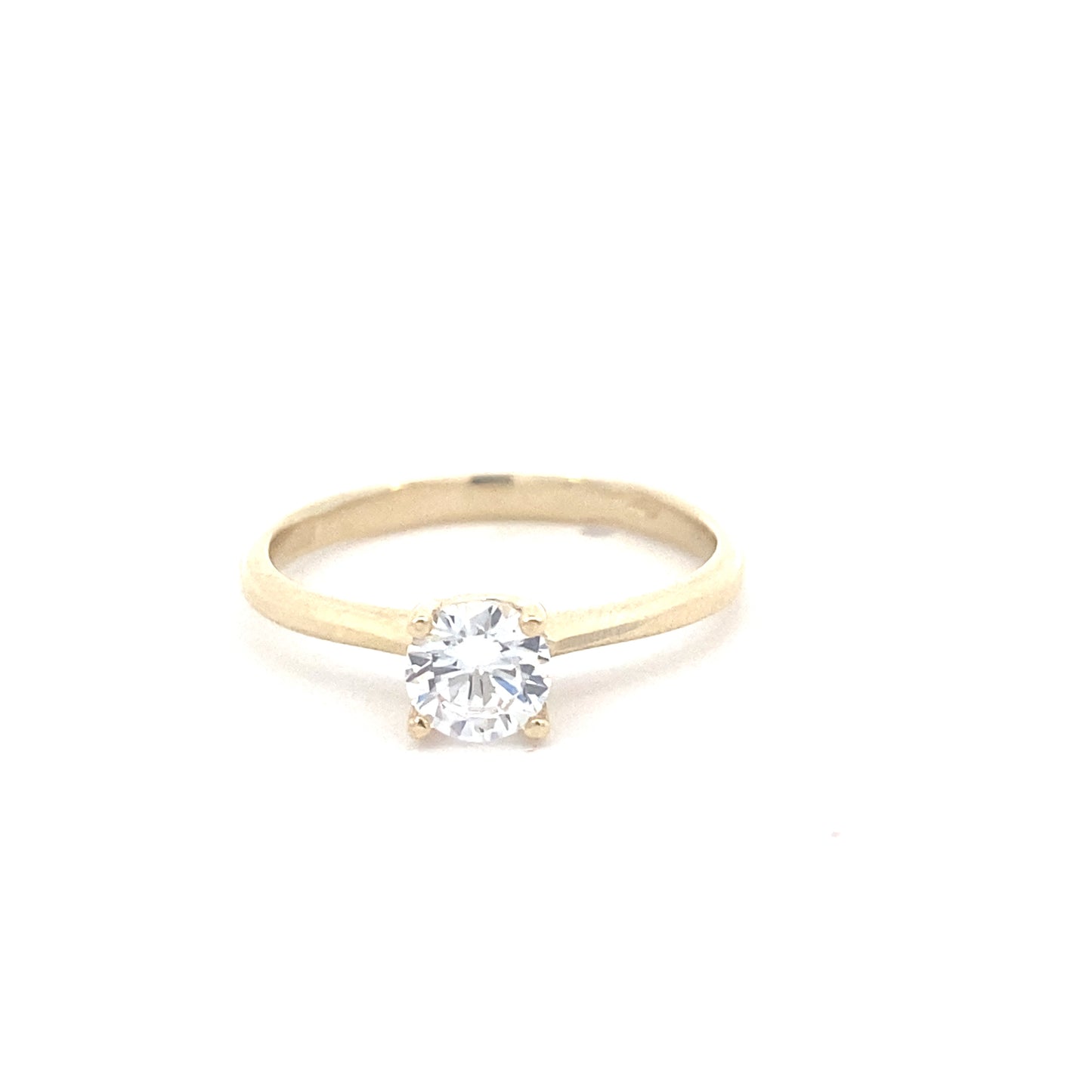 14K Yellow Gold Majestic Solitaire Ring | Luby Gold Collection | Luby 