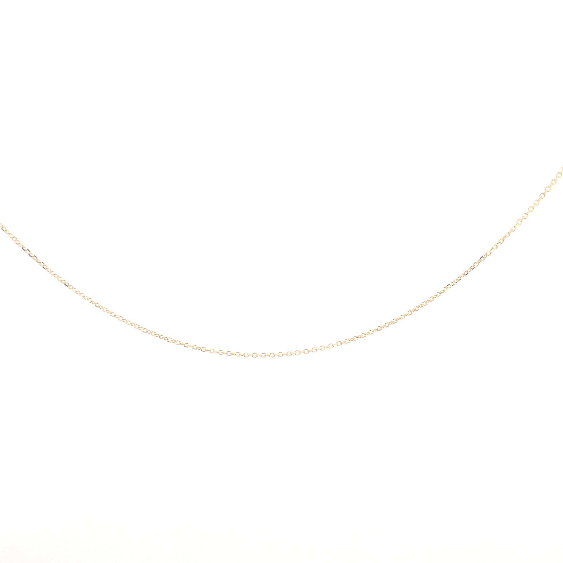 14K Gold Small Rolo Chain | Luby Gold Collection | Luby 