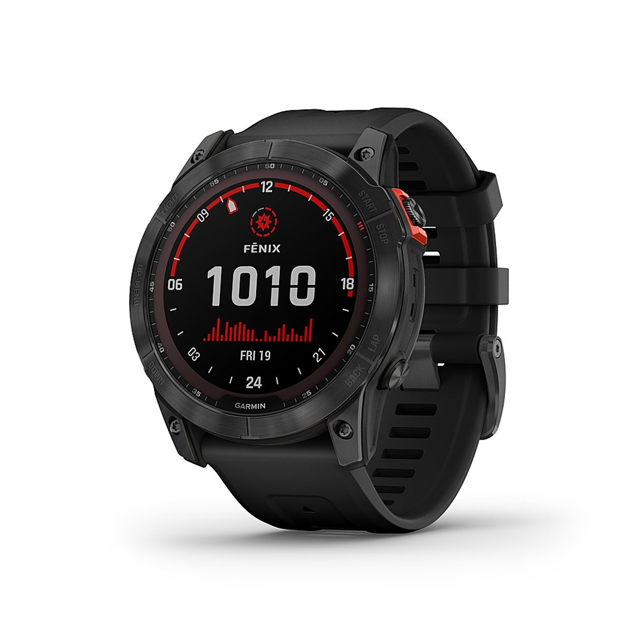 Fēnix® 7X – Solar Edition Slate Gray with Black Band | Garmin | Luby 