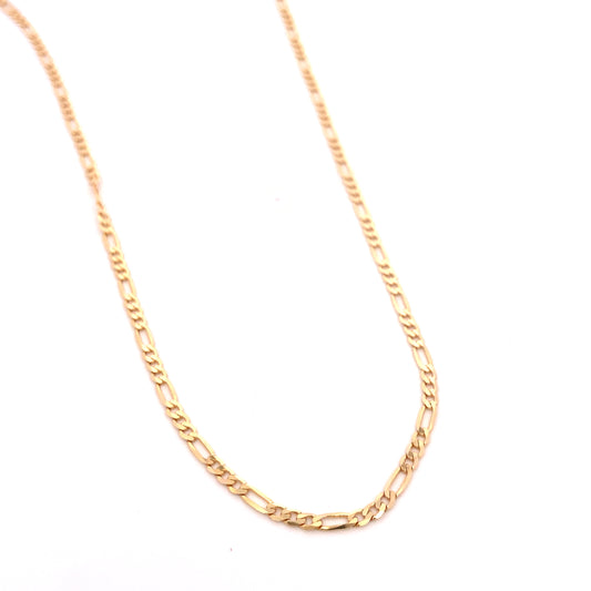 14K Gold Figaro Chain | Luby Gold Collection | Luby 