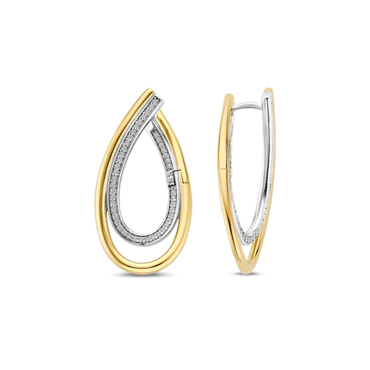 Organic Zirconia Earrings | Ti Sento Milano | Luby 