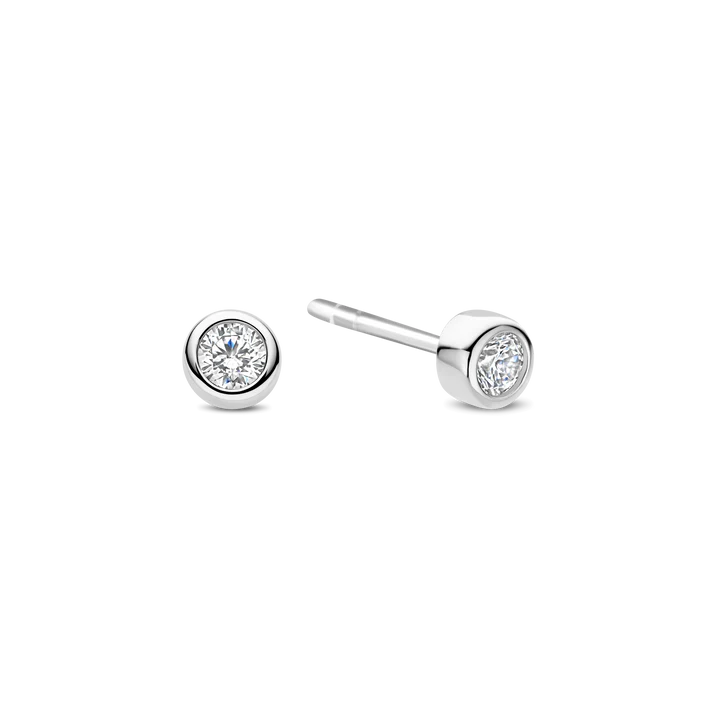 Classic Round Zirconia Earstuds