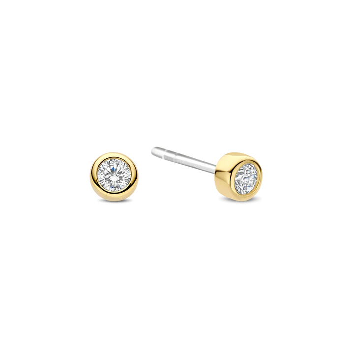 Classic Round Zirconia Earstuds | Ti Sento Milano | Luby 