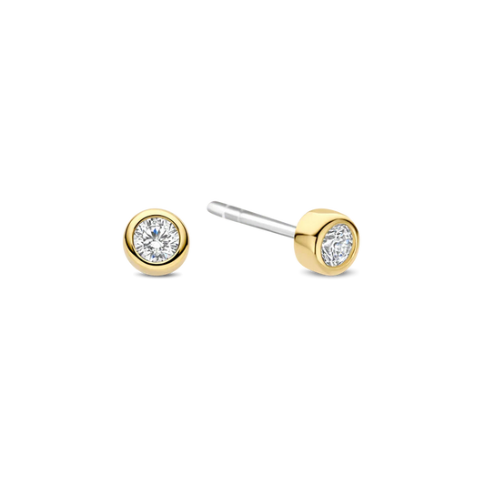 Classic Round Zirconia Earstuds | Ti Sento Milano | Luby 