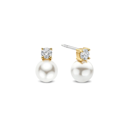 Zirconia Pearl Earrings | Ti Sento Milano | Luby 