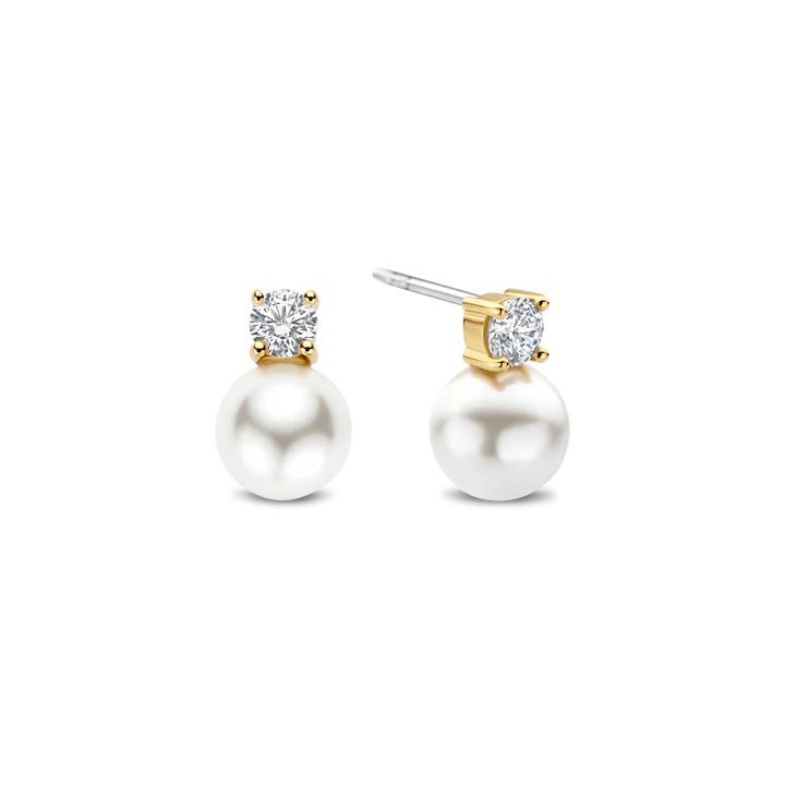 Zirconia Pearl Earrings