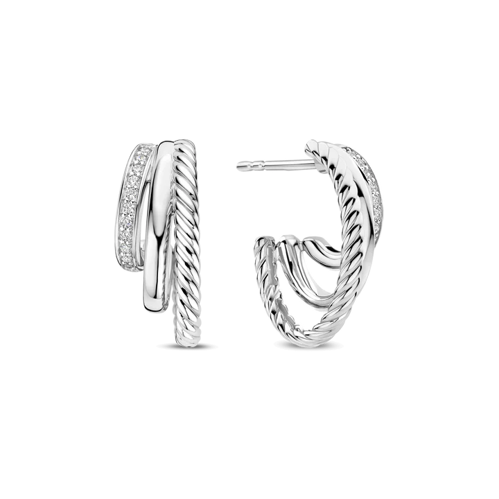 Zirconia Structure Earrings | Ti Sento Milano | Luby 