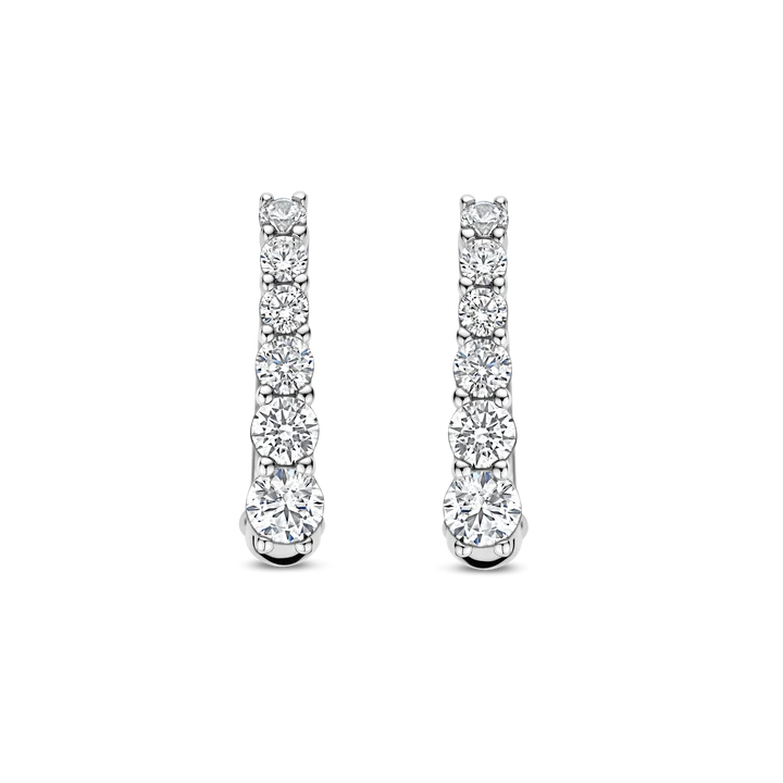 Oval Zirconia Hoops