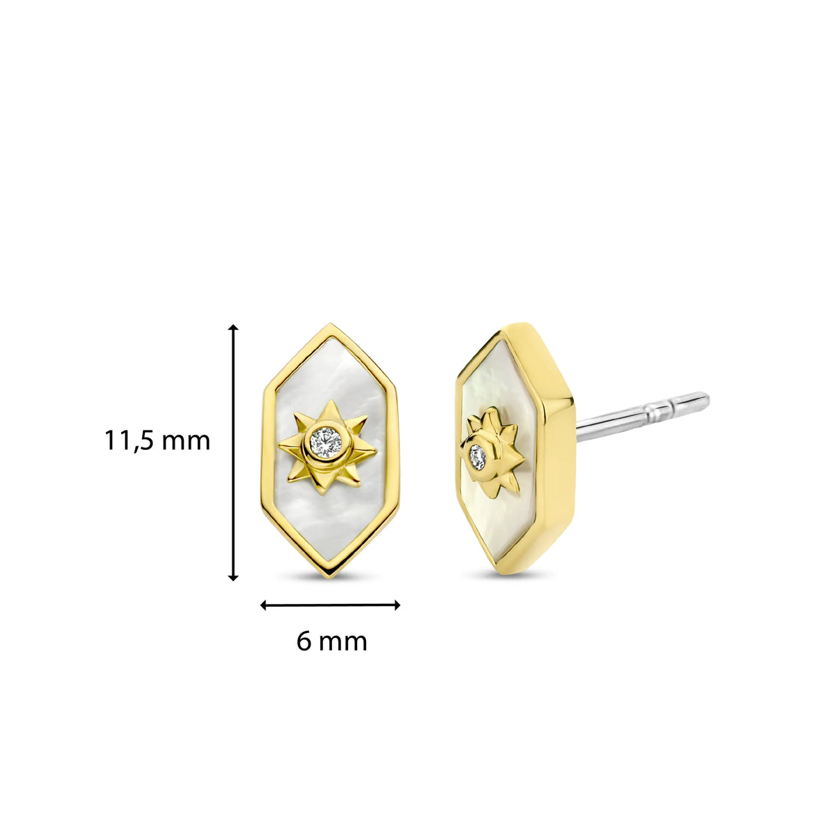 Mother of Pearl Earring | Ti Sento Milano | Luby 