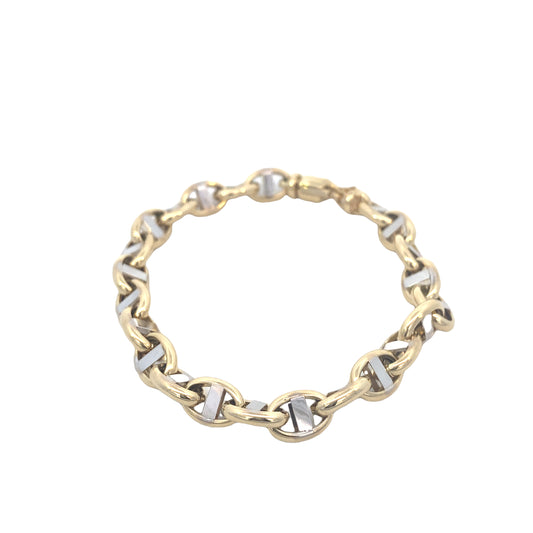 14K Gold 2T Mariner Bracelet | Luby Gold Collection | Luby 