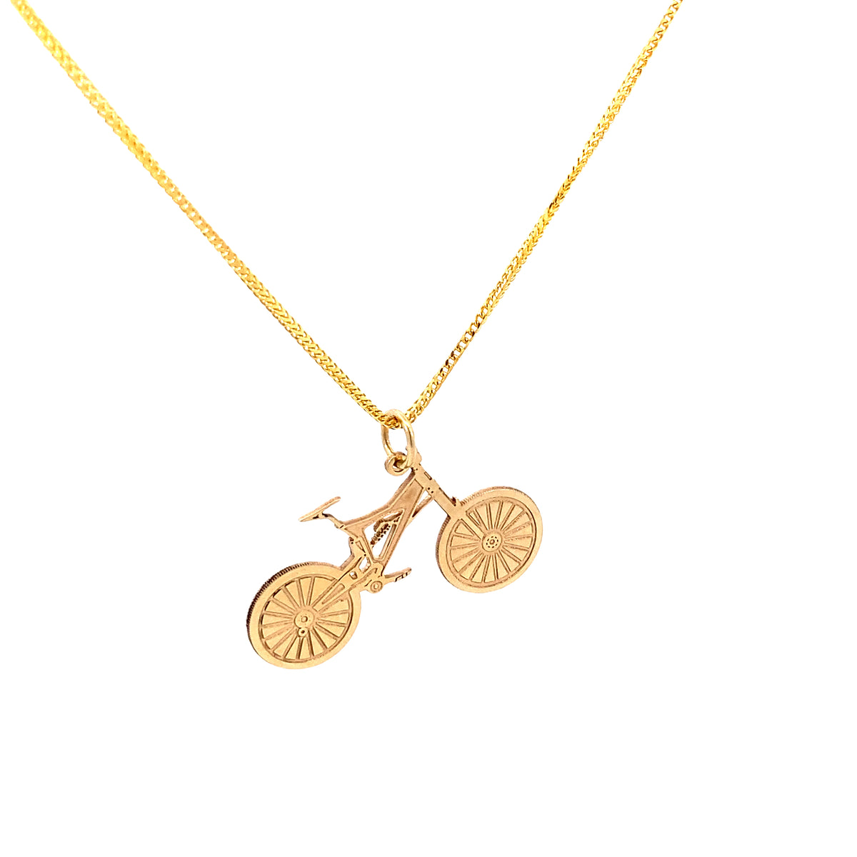 14K Gold New Bike Pendant | Luby Gold Collection | Luby 
