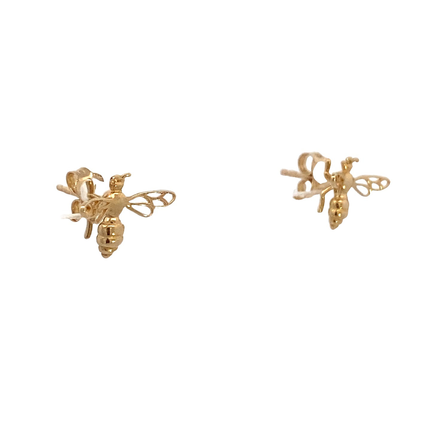 14K Gold Bumble Bee Earrings | Luby Gold Collection | Luby 