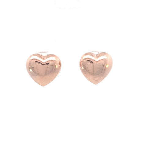 14K Rose Gold Heart Puff | Luby Gold Collection | Luby 