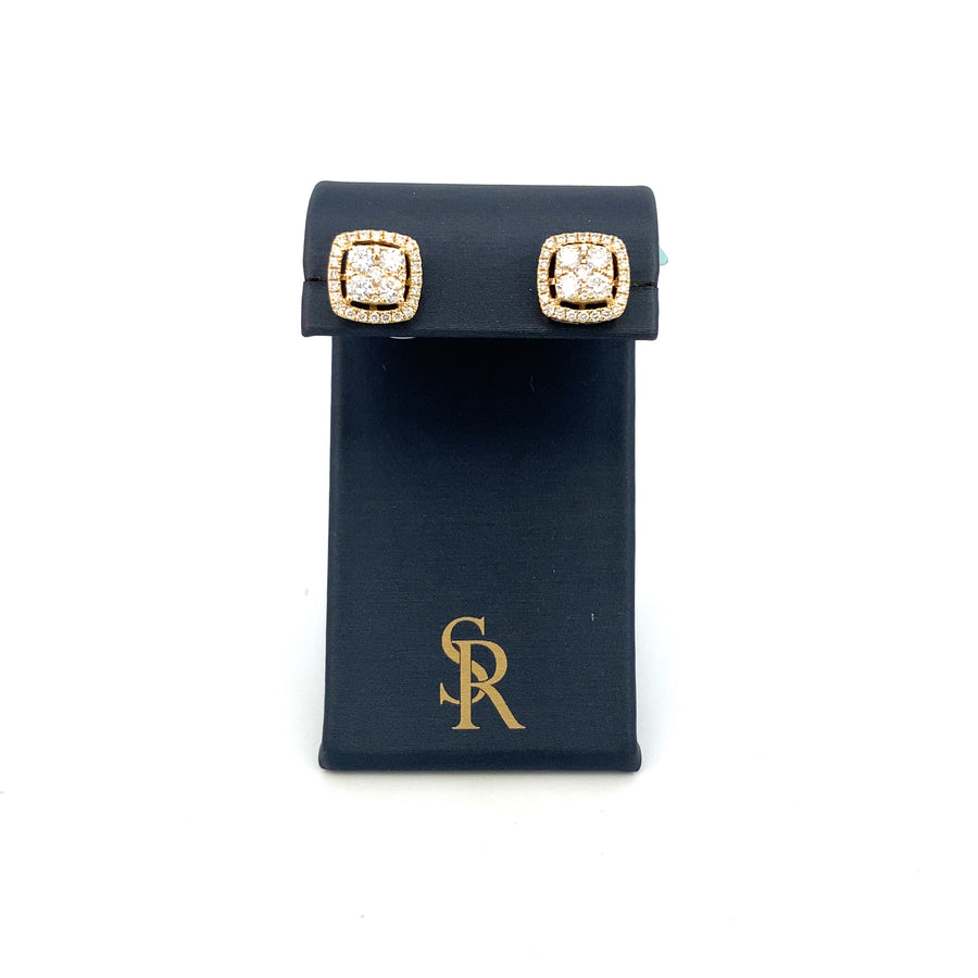 Smiling Rocks Lab Grown Diamond 66 Stone Earrings (1.00ct)