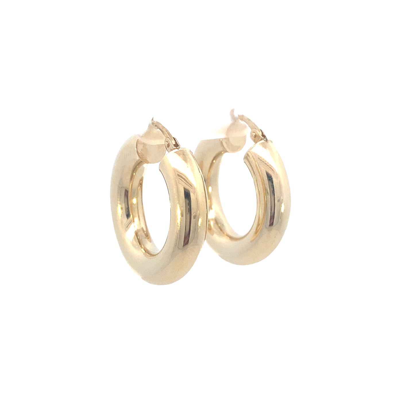 14K Gold Bold Hoops | Luby Gold Collection | Luby 