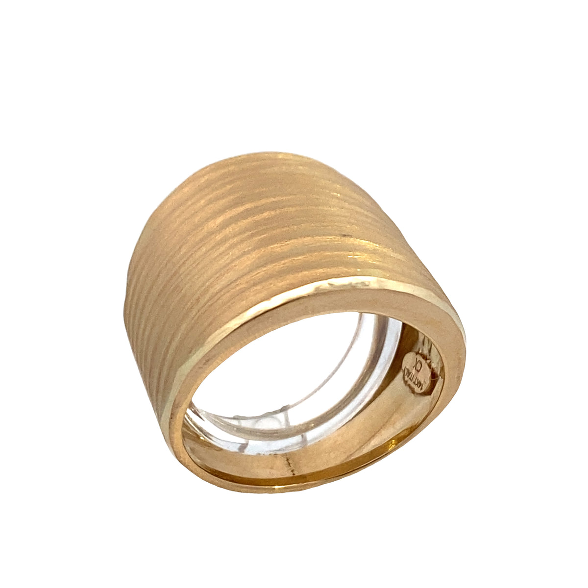 14K Gold Waves Matte Ring | Luby Gold Collection | Luby 