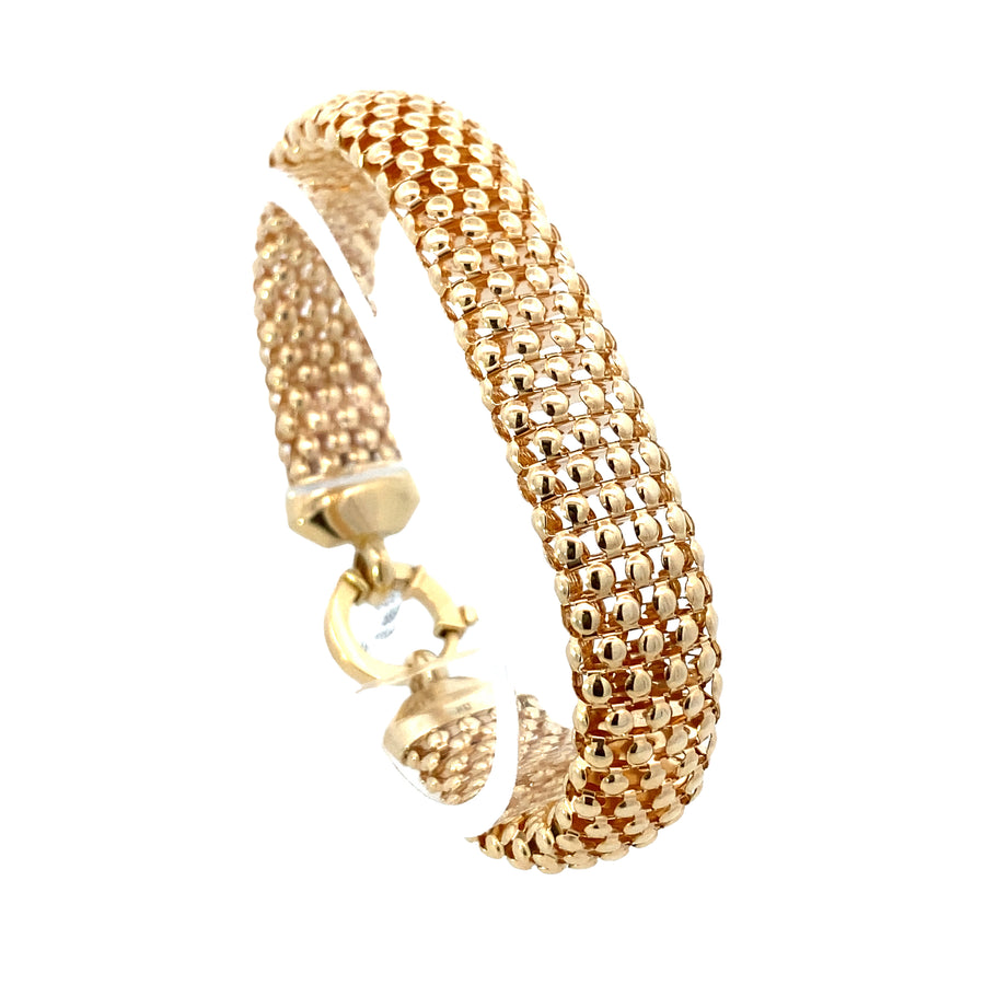 14K Gold  Elegant Secure Claps Bracelet