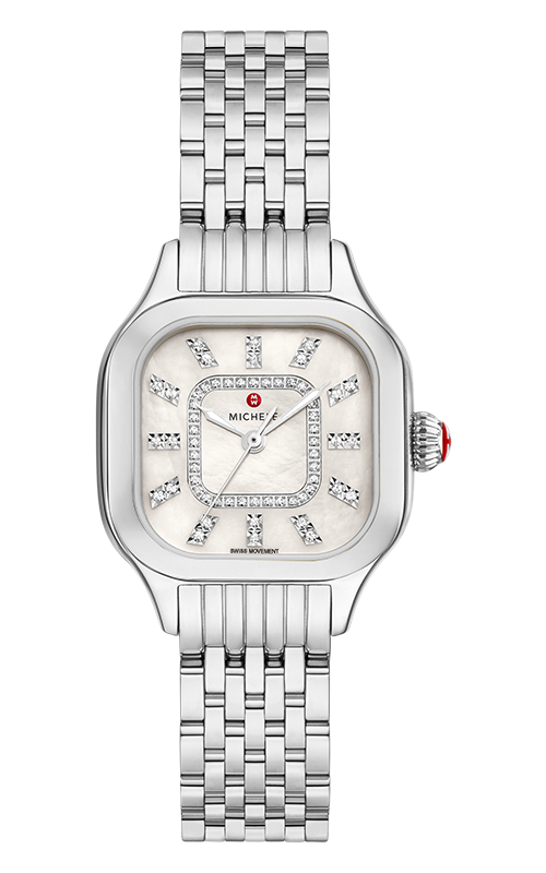 Meggie Stainless Steel Diamond Dial Watch | Michele | Luby 