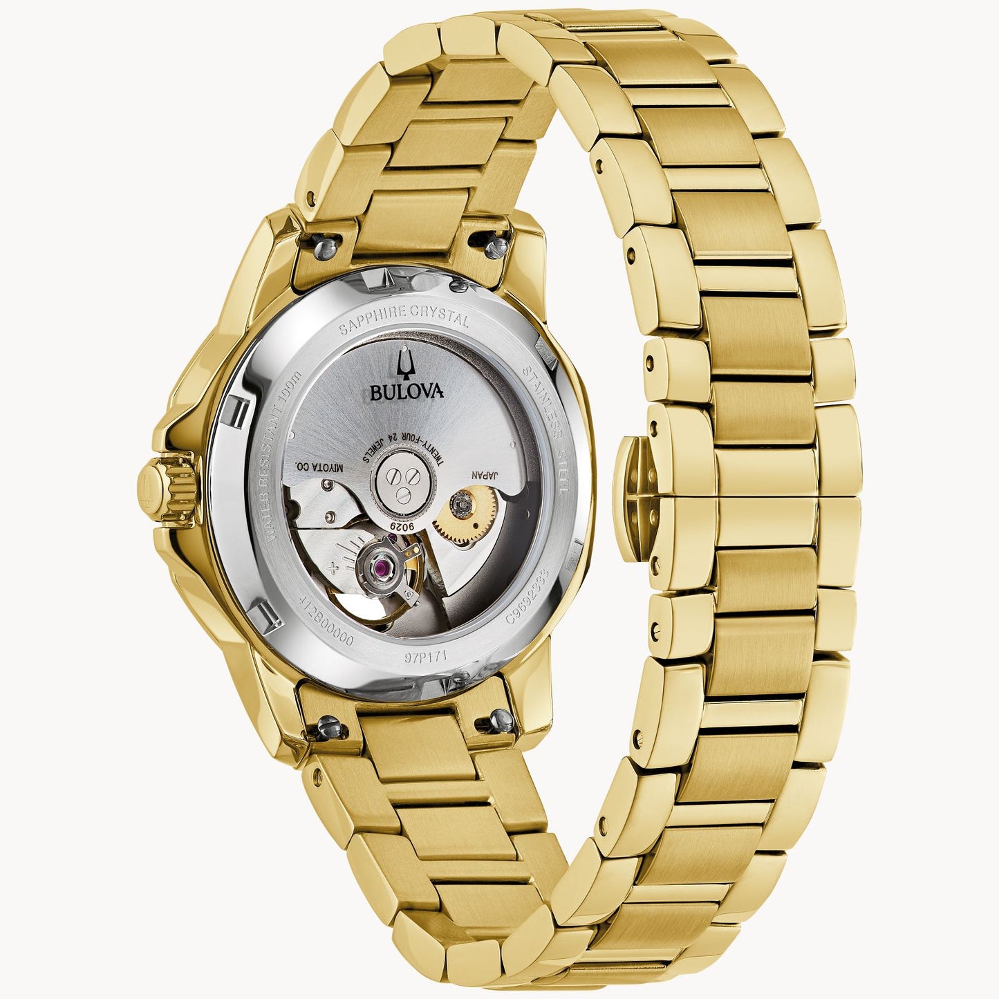 Bulova Marine Star Gold Plated