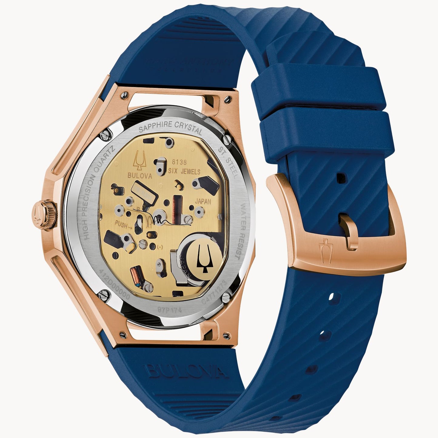 Bulova Curv Blue