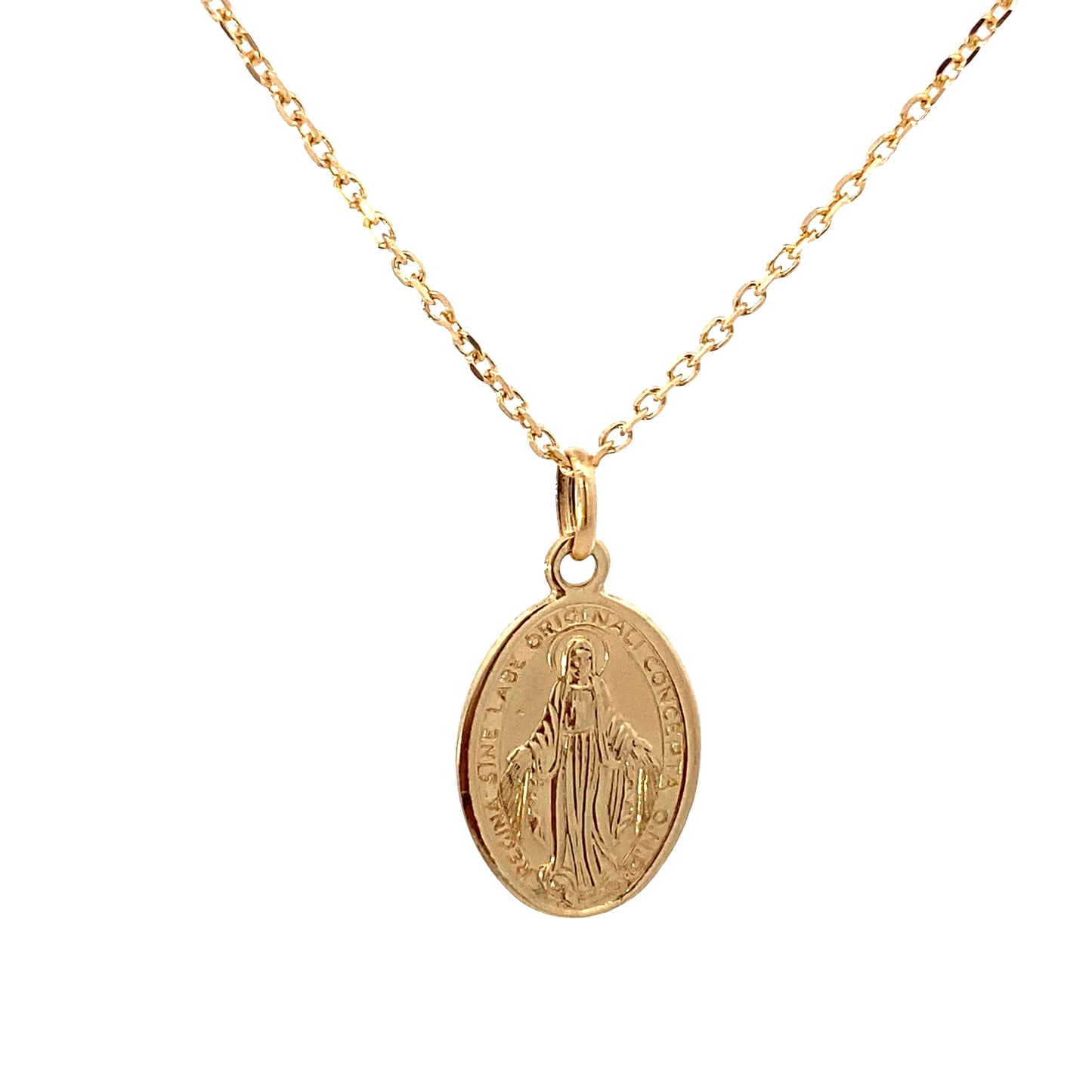 14K Gold La Milagrosa Pendant | Luby Gold Collection | Luby 