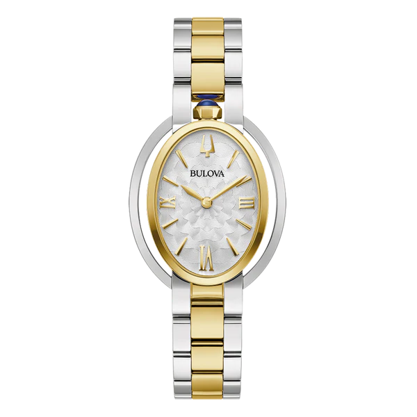 Bulova Rubaiyat Silver and Gold  Dial Watch