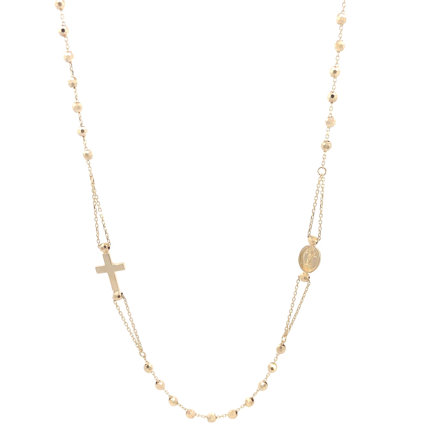 14k Gold Rosary Necklace | Luby Gold Collection | Luby 