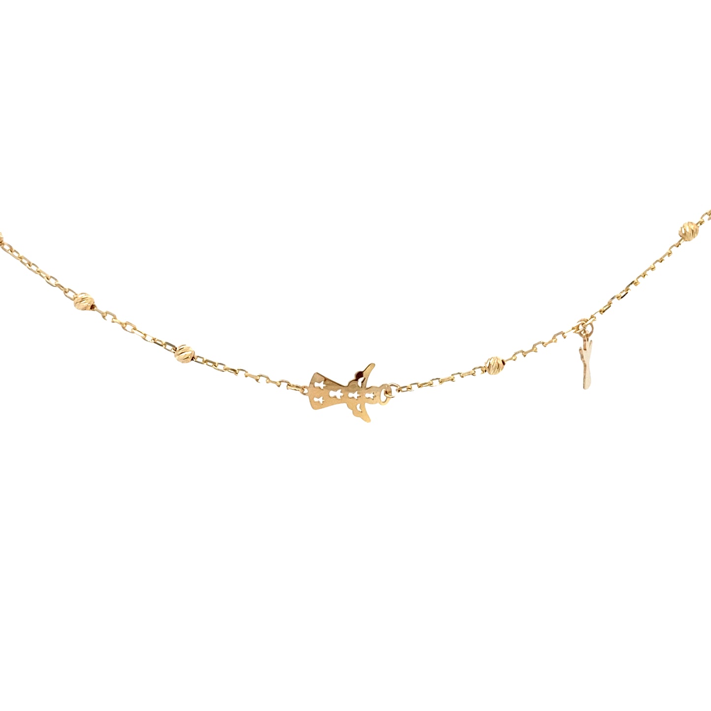 14K Gold Necklace with Angel Shape | Luby Gold Collection | Luby 