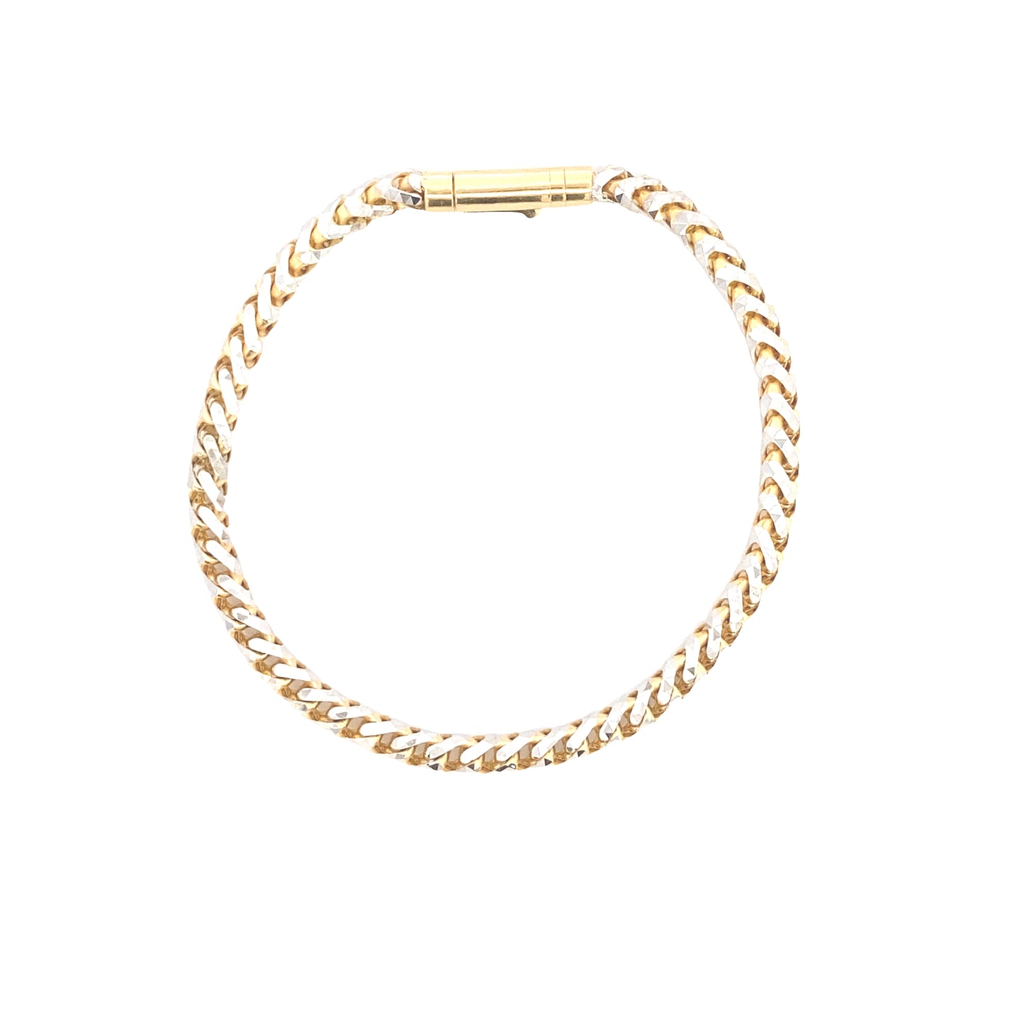 14K Gold 2/t Franco Bracelet | Luby Gold Collection | Luby 