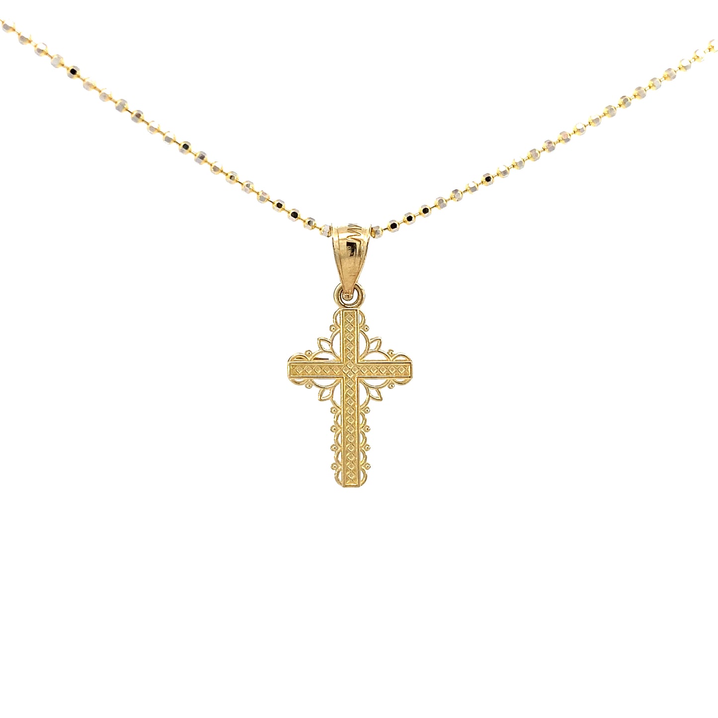 14K Gold Vintage Cross Pendant | Luby Gold Collection | Luby 